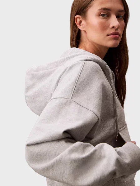 Махровое худи Calvin Klein Jeans серое