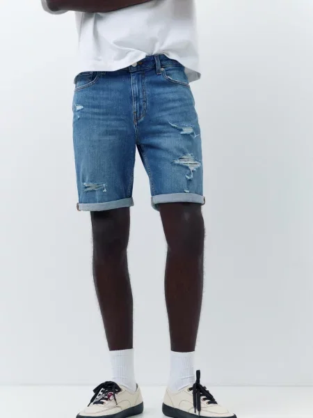 Pull&Bear Jeans denim albastru
