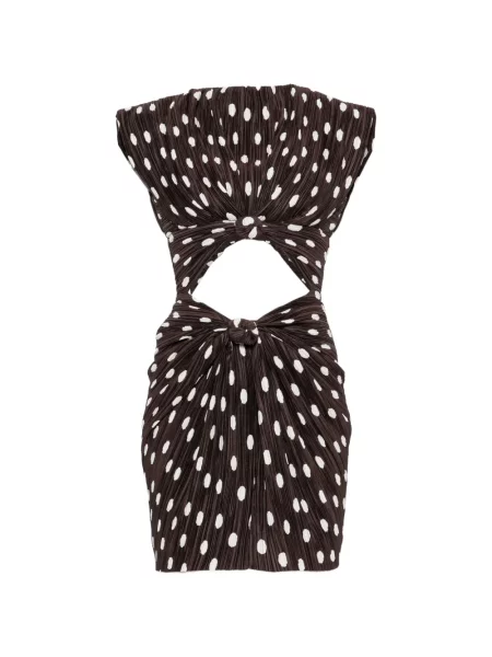 Rochie Cult Gaia cu buline maro