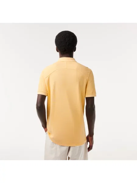 Lacoste Koszulka Polo Z Bawełny Organicznej żółta