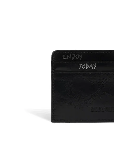 Портмоне Zadig&voltaire с шипове черно