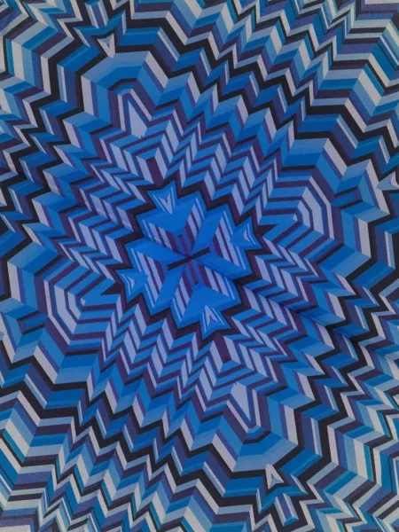 Fular Missoni cu imagine cu imprimeu geometric