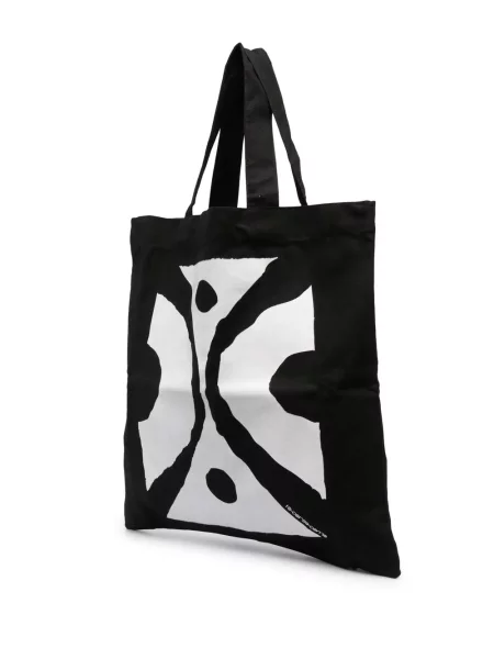Geantă shopper 10 Corso Como din canvas negru