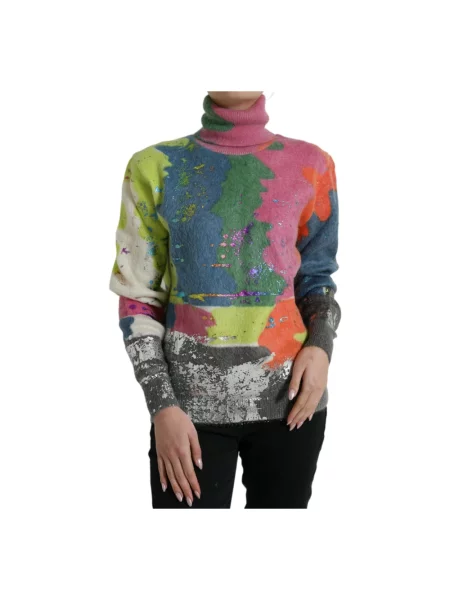 Golf sweter z golfem Dolce And Gabbana wełniany