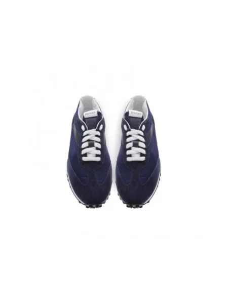 Sneakersy Doucal's skórzane niebieskie