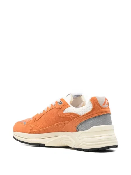 Sneakerși Autry din piele de căprioară portocaliu