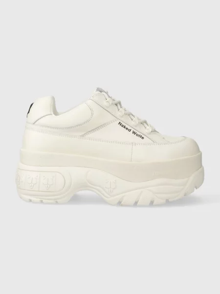 Naked Wolfe sneakers din piele Sporty alb