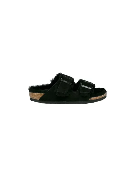 Trampki Birkenstock skórzane na sprzączkę czarne