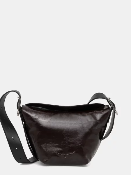 Δερμάτινη τσάντα ZADIG&VOLTAIRE καφέ