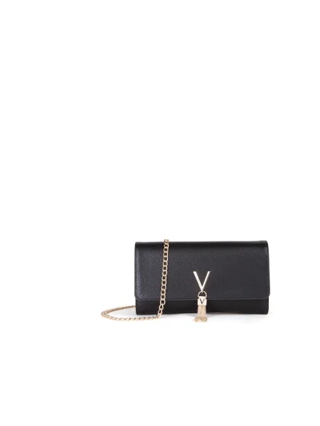 Valentino Bags Listová kabelka čierna