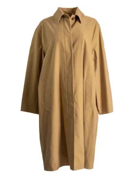 Palton The Row din cașmir maro