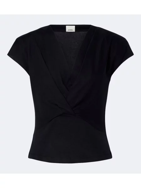 Top Isabel Marant din jerseu negru