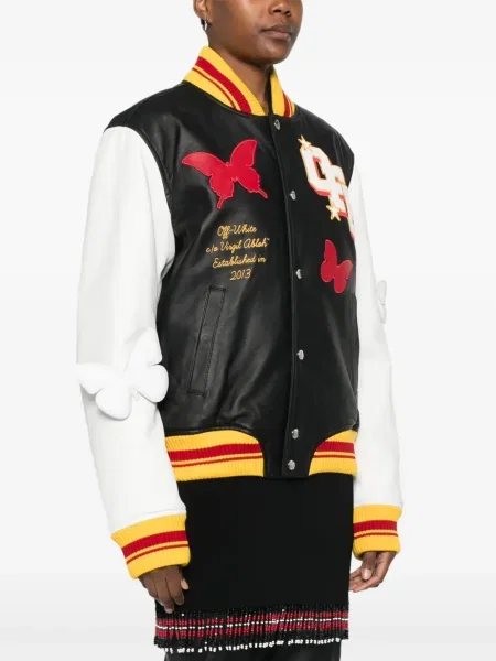 Яке Off-white бяло