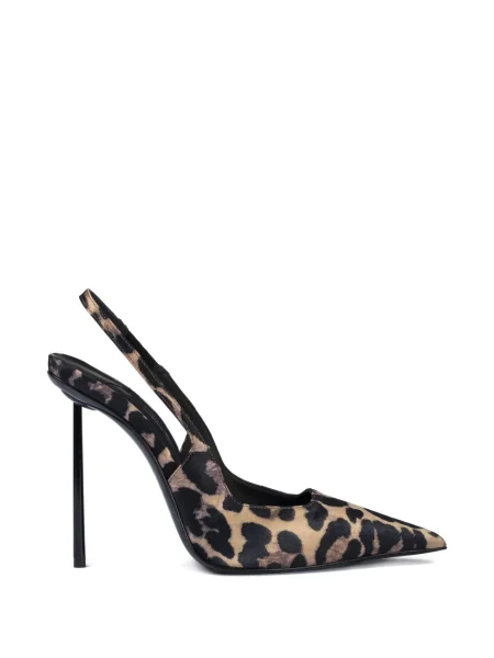 Pantofi cu toc Le Silla cu imagine cu model leopard slingback