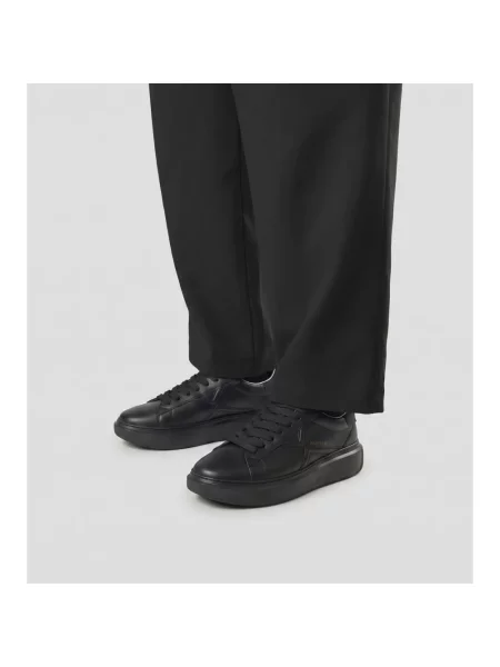 Sneakersy Alexander Smith skórzane czarne