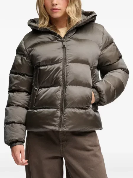 Bunda Superdry s kapucí zelená