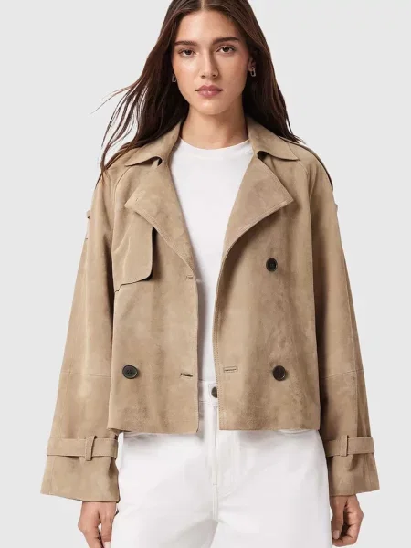 Замшева куртка AllSaints REED