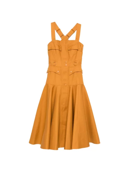 Rochie midi Zimmermann portocaliu