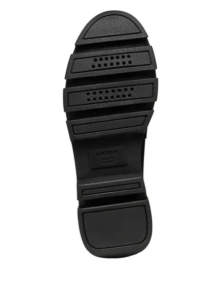 Pantofi loafer Geox cu platformă negru