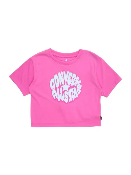 CONVERSE Tricou BUBBLE aqua / mov orhidee albastru
