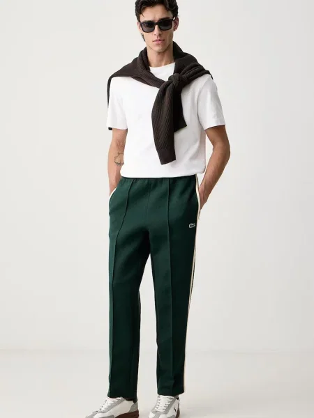 Lacoste pantaloni de trening pentru bărbați cu verde