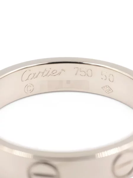 Mini inel Cartier mini argintiu