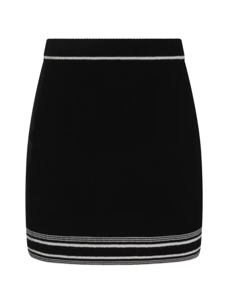 Fusta mini Amiri tricotate negru