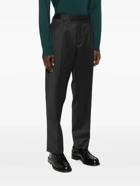 Pantaloni Zegna plisate gri