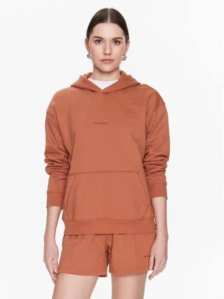 New Balance Суитшърт Athletics Nature Oversize кафяв