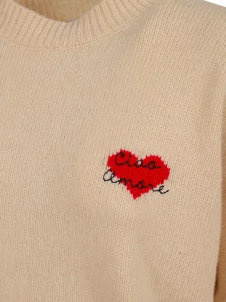 Pulover Giada Benincasa cu broderie