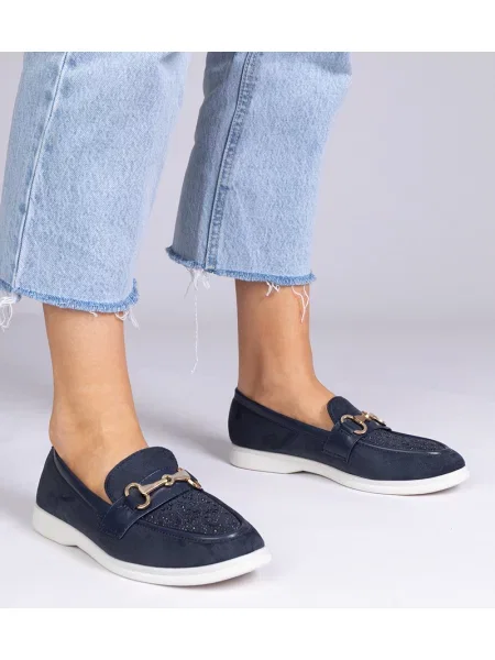 Велурени лоуфъри Marka Niezdefiniowana тъмносиньо