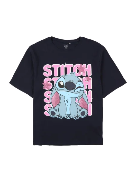 NAME IT Tricou NKFDymir Stitch marin / azuriu / roz deschis / roz închis albastru