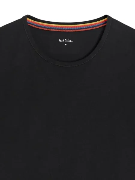 Csíkos póló Paul Smith fekete