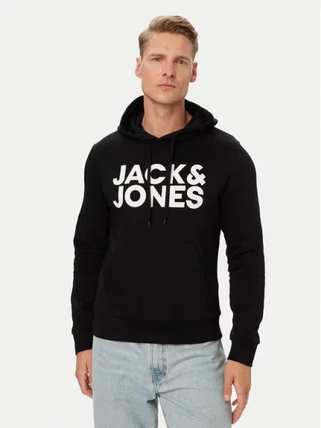 Jack & Jones Mikina Corp Logo čierna