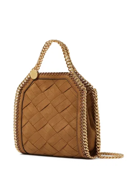 Mini colier Stella Mccartney cu bretele mini maro
