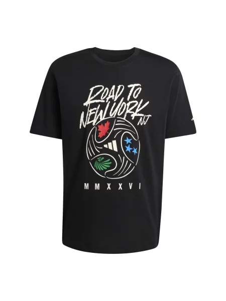 ADIDAS SPORTSWEAR Tricou funcțional WC BALL verde / roșu / negru alb