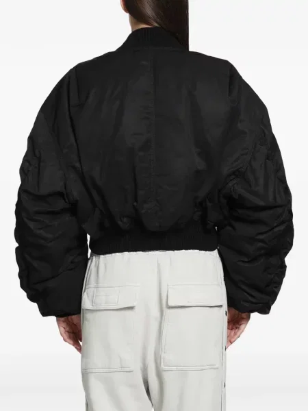 Decupat geacă bomber Rick Owens negru