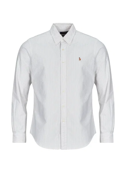 Oxford Polo Ralph Lauren din țesătură twill bej