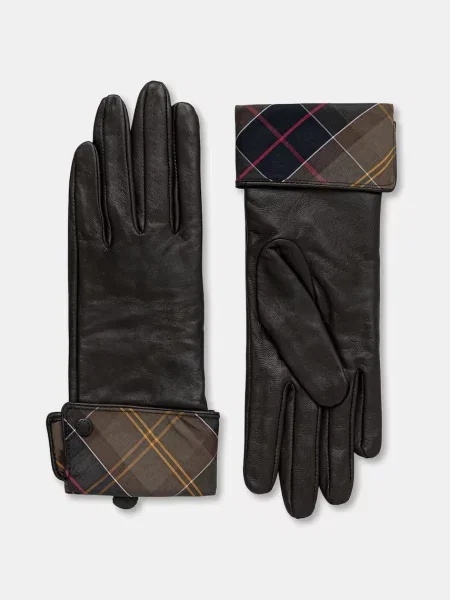 Rękawiczki Barbour brązowe