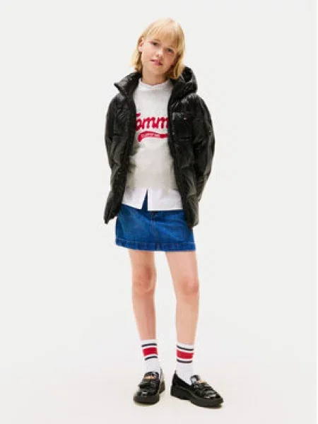 Tommy Hilfiger Pūkinė striukė Essential S juoda