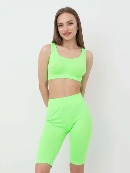 Велосипедки Giulia мікрофібра зелений