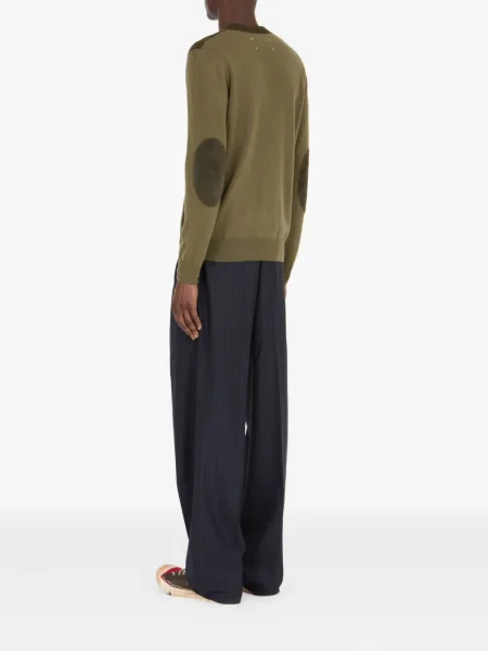Cardigan Maison Margiela de lână verde