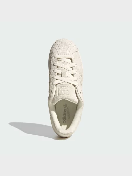 Кожаные кеды Adidas белые