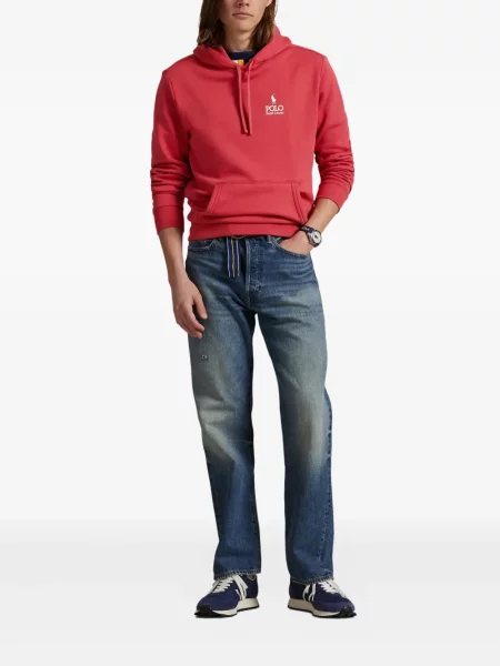 Μικρός κασκέτο Polo Ralph Lauren με χαμηλή μέση υφαίνω διαγωνίως πράσινο