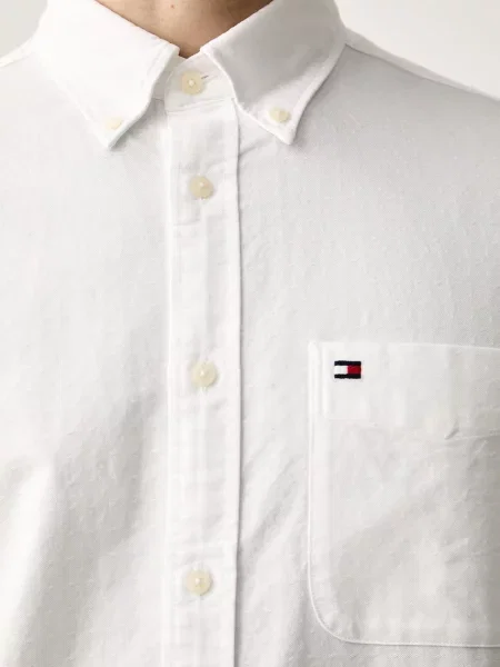 Tommy Hilfiger риза мъжка от бяло