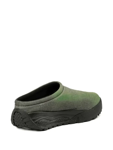 Papuci tip mules Nike slip-on din canvas negru