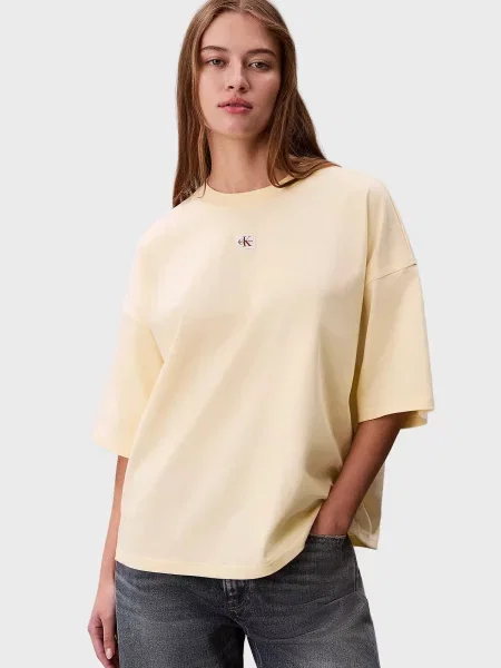 Футболка оверсайз Calvin Klein Jeans жовта