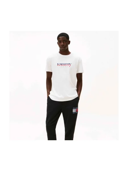 Hlače Tommy Jeans crna