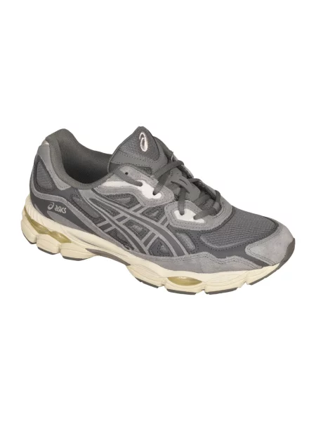 Sneakersy Asics zamszowe szare