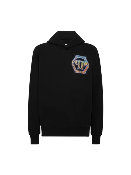 Bluza z kapturem Philipp Plein z kapturem czarna